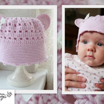 Beebiroosa mütsike Brittale