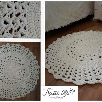 Kuidas ma nädalavahetusel vaipa heegeldasin